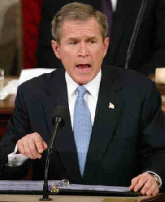 Bush giving State of the Union address