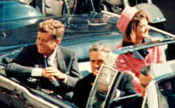 JFK in motorcade